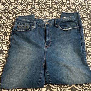Good American Always Fits Good Waist Jeans-Size 14-18-Indigo324